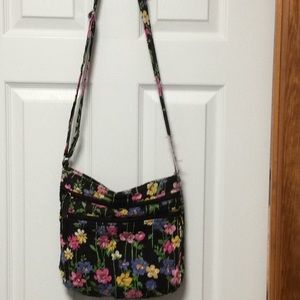 Vera Bradley triple zip hipster